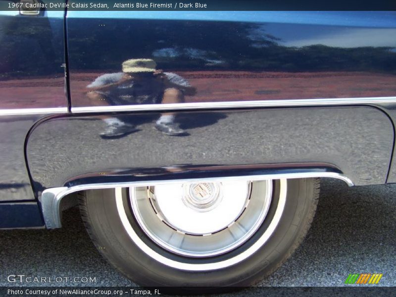 Atlantis Blue Firemist / Dark Blue 1967 Cadillac DeVille Calais Sedan
