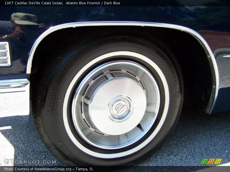 Atlantis Blue Firemist / Dark Blue 1967 Cadillac DeVille Calais Sedan