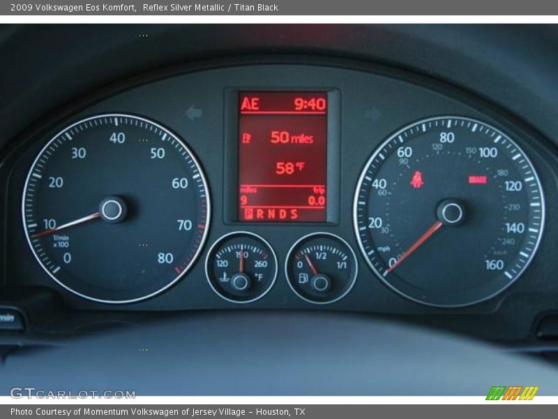Reflex Silver Metallic / Titan Black 2009 Volkswagen Eos Komfort