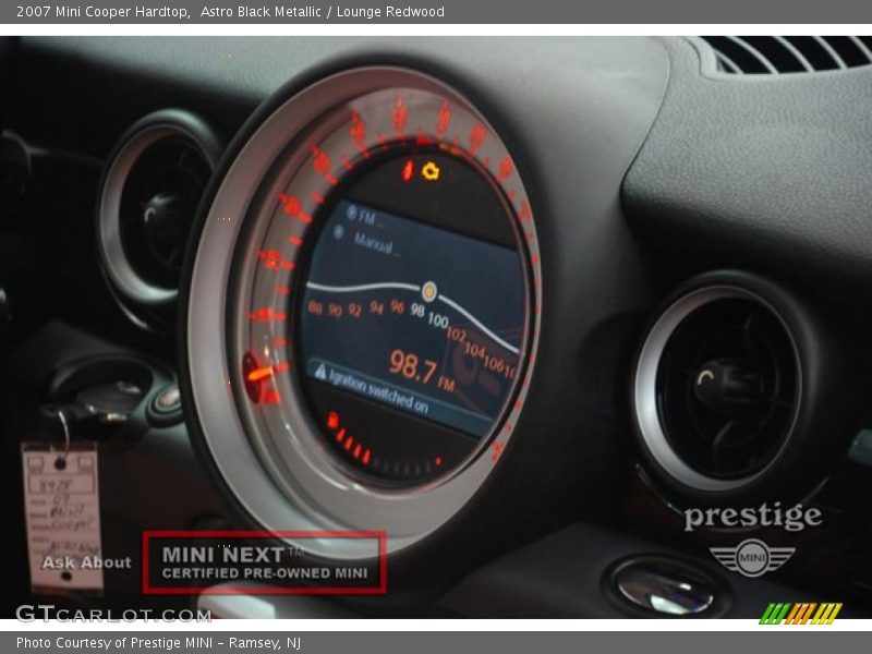 Astro Black Metallic / Lounge Redwood 2007 Mini Cooper Hardtop