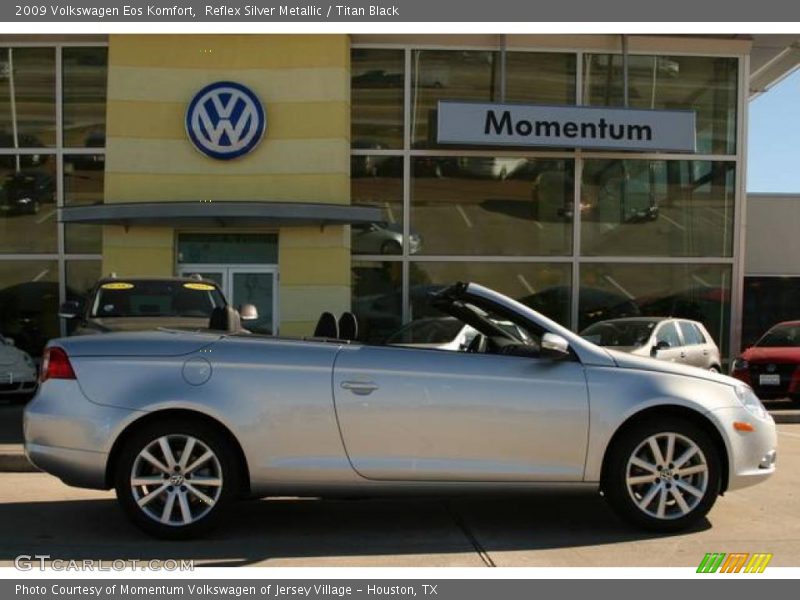Reflex Silver Metallic / Titan Black 2009 Volkswagen Eos Komfort