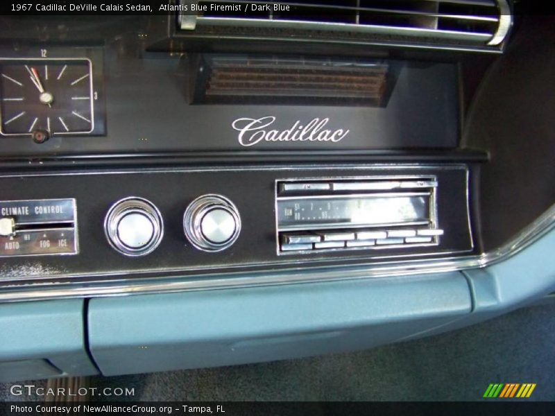 Atlantis Blue Firemist / Dark Blue 1967 Cadillac DeVille Calais Sedan