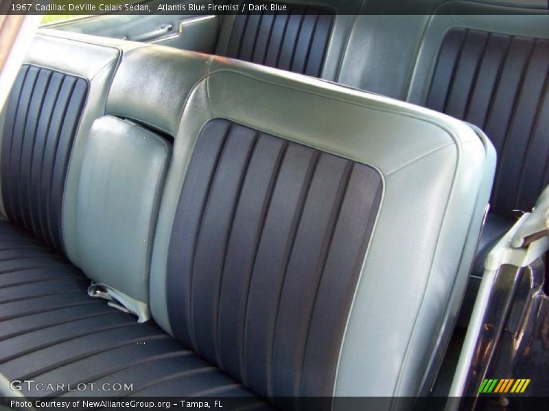 Atlantis Blue Firemist / Dark Blue 1967 Cadillac DeVille Calais Sedan