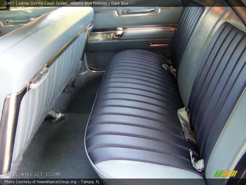 Atlantis Blue Firemist / Dark Blue 1967 Cadillac DeVille Calais Sedan