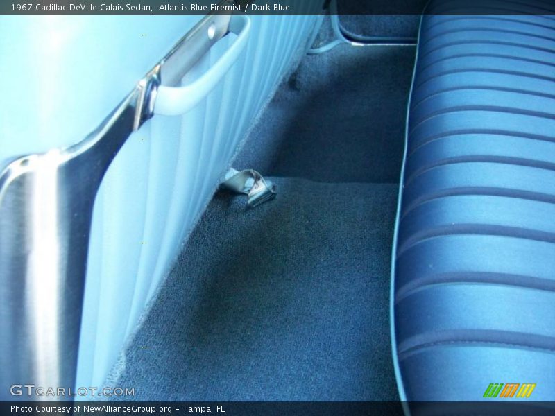 Atlantis Blue Firemist / Dark Blue 1967 Cadillac DeVille Calais Sedan