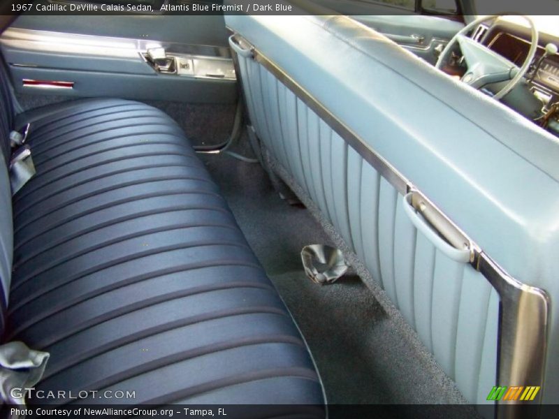 Atlantis Blue Firemist / Dark Blue 1967 Cadillac DeVille Calais Sedan