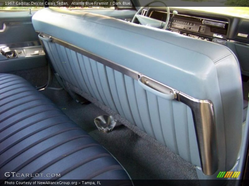 Atlantis Blue Firemist / Dark Blue 1967 Cadillac DeVille Calais Sedan