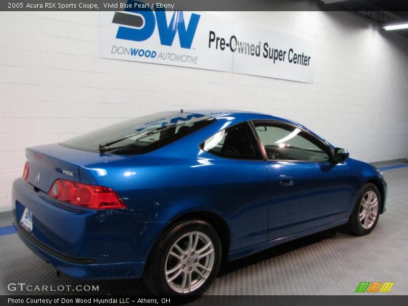 Vivid Blue Pearl / Ebony 2005 Acura RSX Sports Coupe