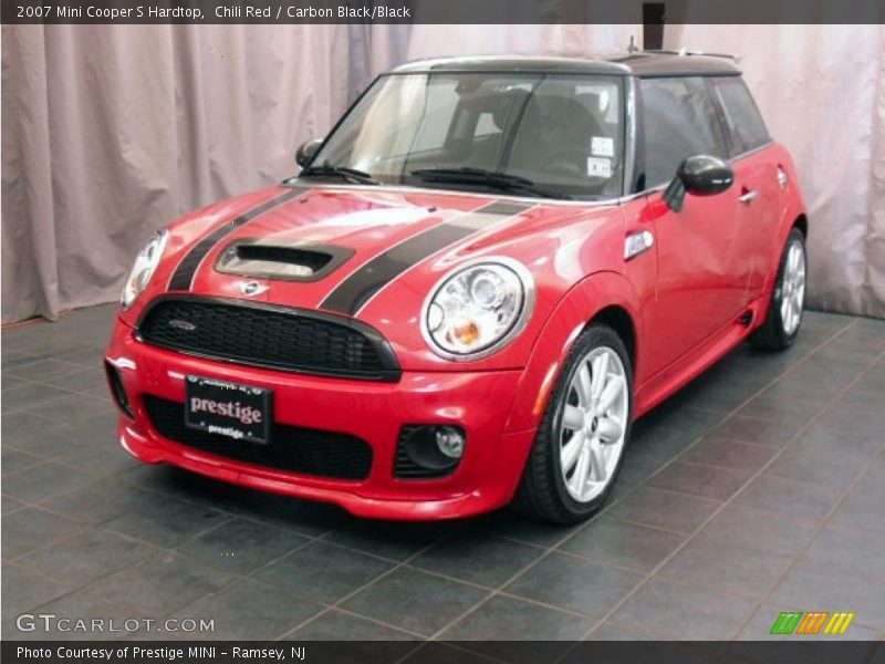 Chili Red / Carbon Black/Black 2007 Mini Cooper S Hardtop