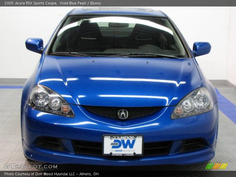 Vivid Blue Pearl / Ebony 2005 Acura RSX Sports Coupe