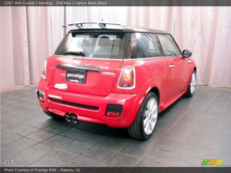 Chili Red / Carbon Black/Black 2007 Mini Cooper S Hardtop