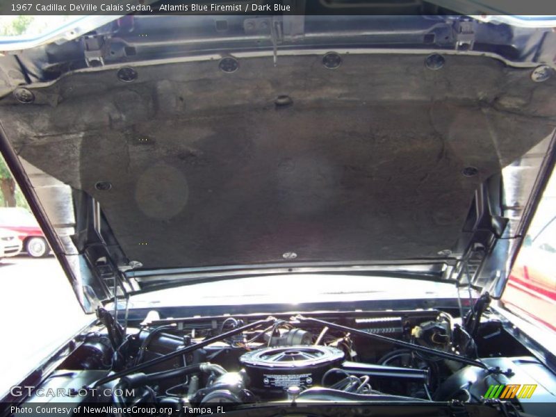 Atlantis Blue Firemist / Dark Blue 1967 Cadillac DeVille Calais Sedan