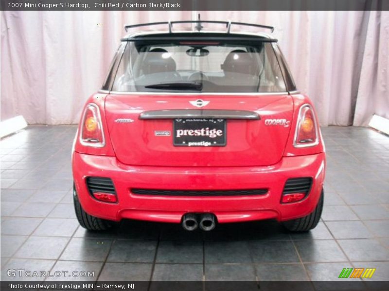 Chili Red / Carbon Black/Black 2007 Mini Cooper S Hardtop