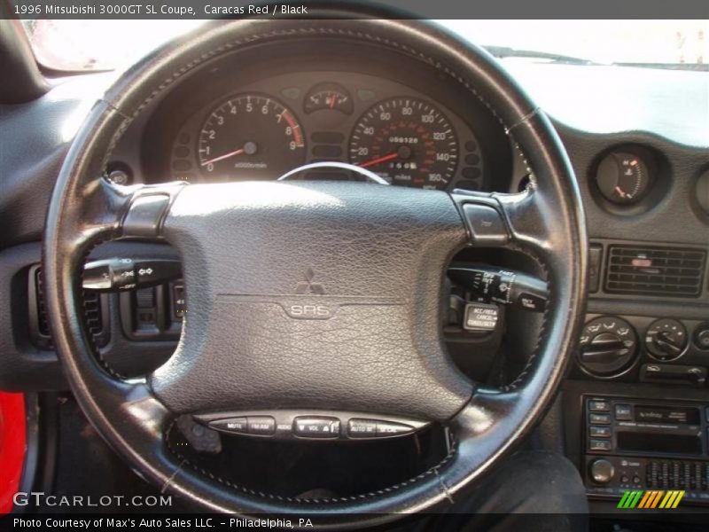 Caracas Red / Black 1996 Mitsubishi 3000GT SL Coupe