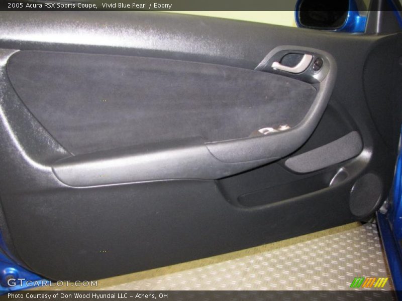 Vivid Blue Pearl / Ebony 2005 Acura RSX Sports Coupe