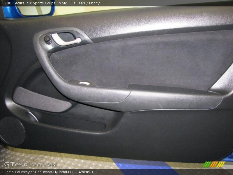 Vivid Blue Pearl / Ebony 2005 Acura RSX Sports Coupe