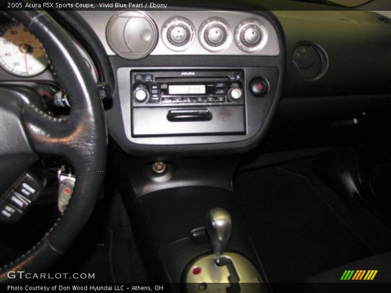 Vivid Blue Pearl / Ebony 2005 Acura RSX Sports Coupe