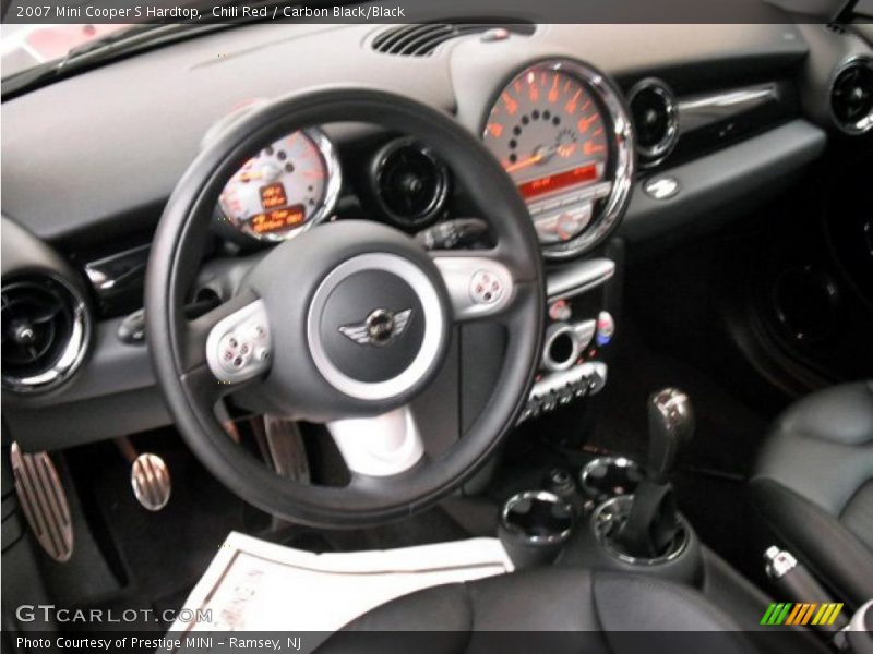 Chili Red / Carbon Black/Black 2007 Mini Cooper S Hardtop