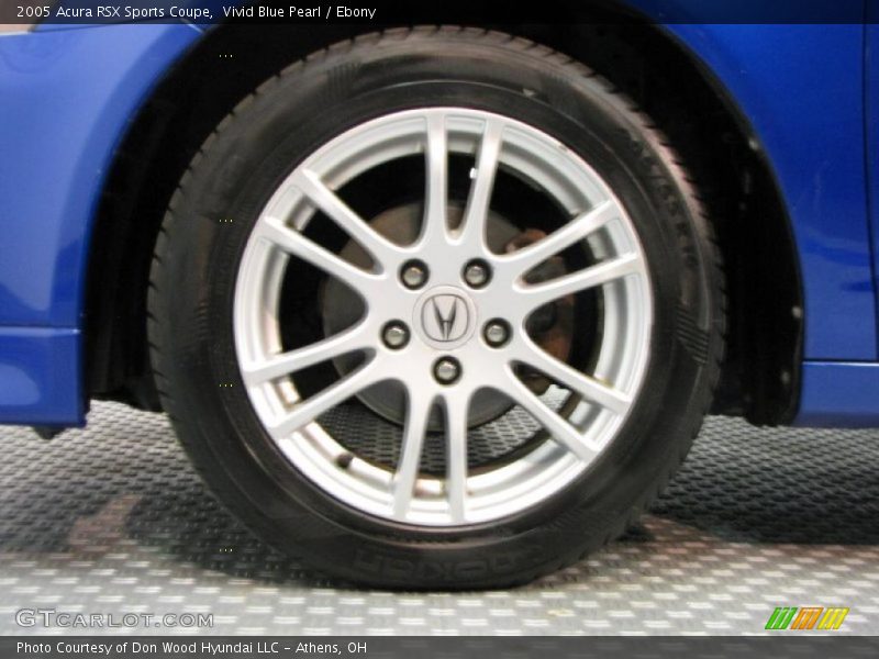 Vivid Blue Pearl / Ebony 2005 Acura RSX Sports Coupe
