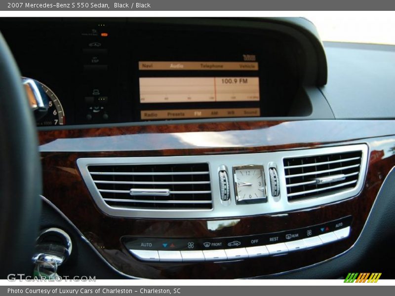 Black / Black 2007 Mercedes-Benz S 550 Sedan