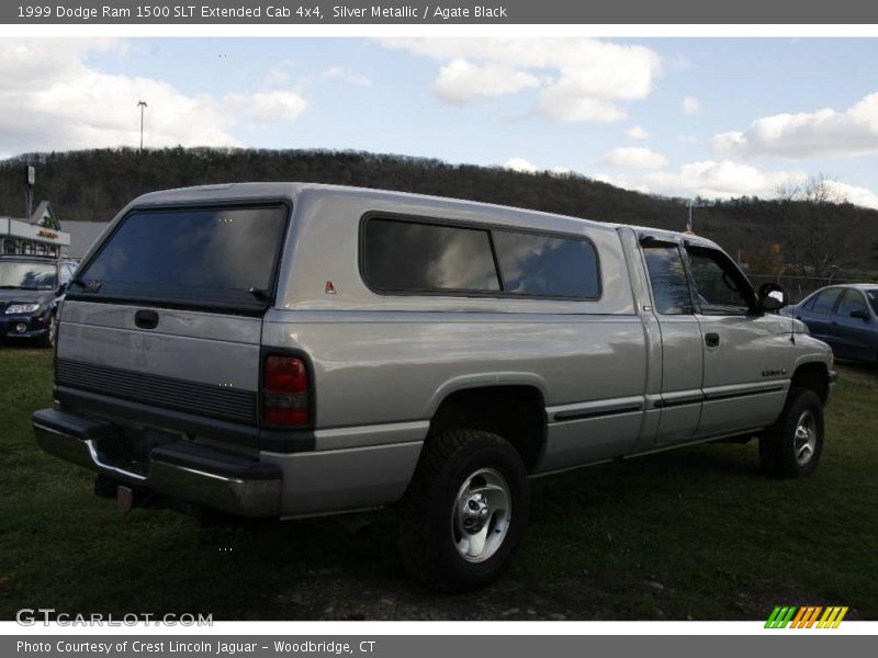 Silver Metallic / Agate Black 1999 Dodge Ram 1500 SLT Extended Cab 4x4