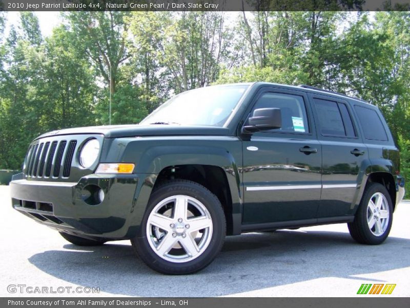 Natural Green Pearl / Dark Slate Gray 2010 Jeep Patriot Latitude 4x4