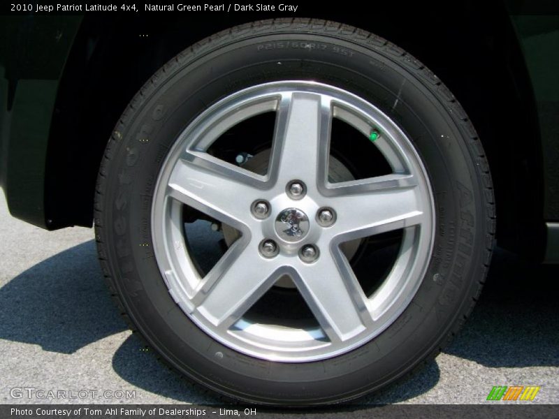 Natural Green Pearl / Dark Slate Gray 2010 Jeep Patriot Latitude 4x4