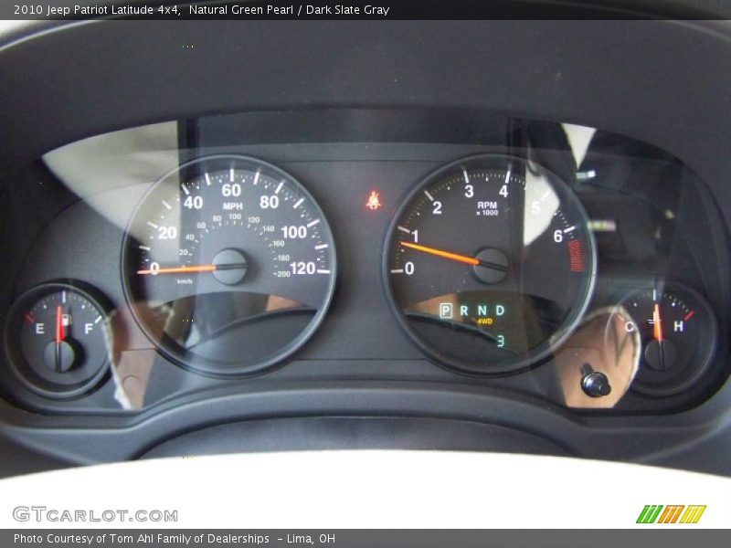 Natural Green Pearl / Dark Slate Gray 2010 Jeep Patriot Latitude 4x4