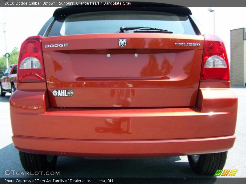Sunburst Orange Pearl / Dark Slate Gray 2010 Dodge Caliber Uptown