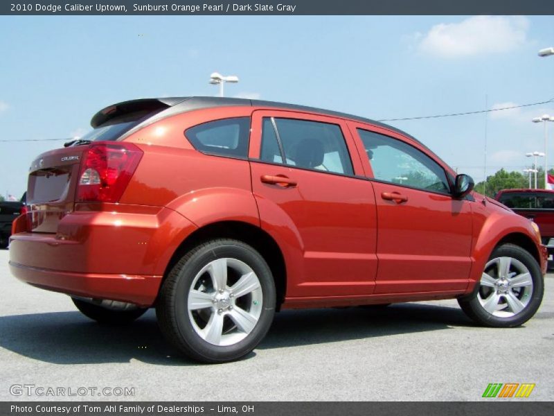 Sunburst Orange Pearl / Dark Slate Gray 2010 Dodge Caliber Uptown
