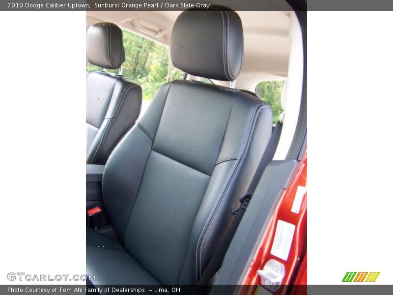 Sunburst Orange Pearl / Dark Slate Gray 2010 Dodge Caliber Uptown