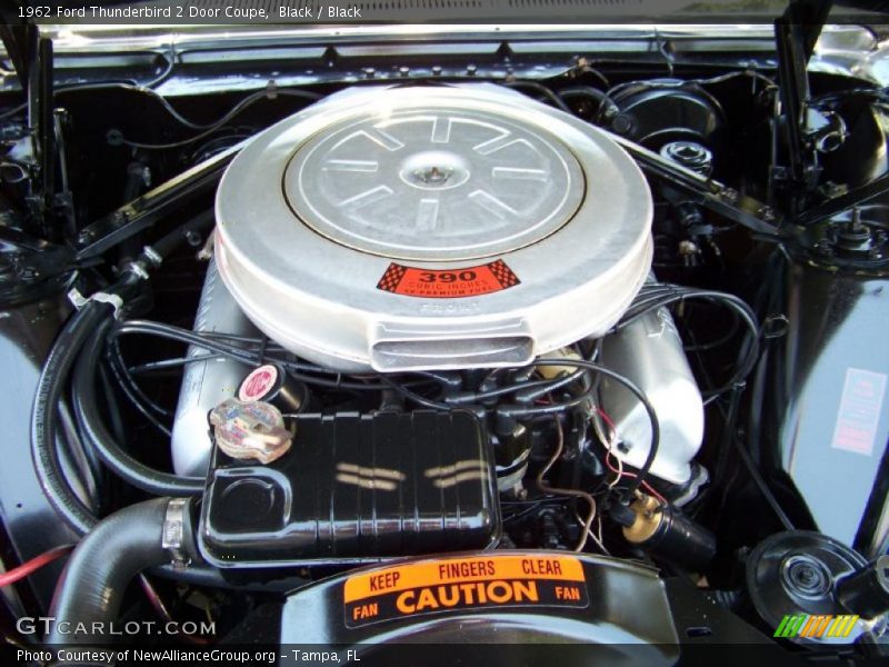 Black / Black 1962 Ford Thunderbird 2 Door Coupe