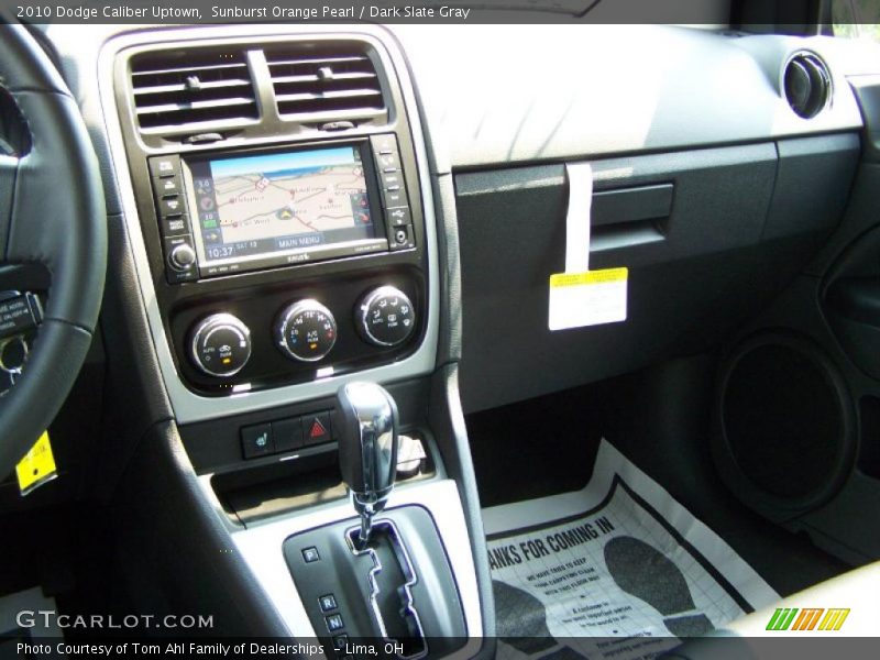Sunburst Orange Pearl / Dark Slate Gray 2010 Dodge Caliber Uptown