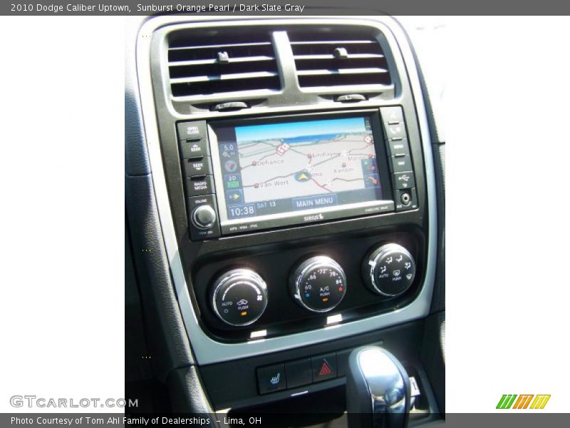 Sunburst Orange Pearl / Dark Slate Gray 2010 Dodge Caliber Uptown