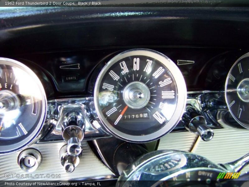 Black / Black 1962 Ford Thunderbird 2 Door Coupe