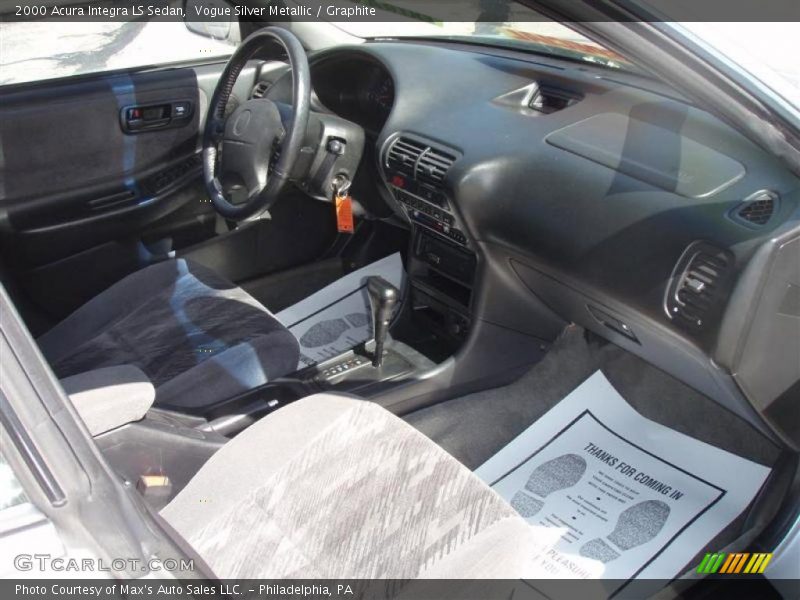 Vogue Silver Metallic / Graphite 2000 Acura Integra LS Sedan