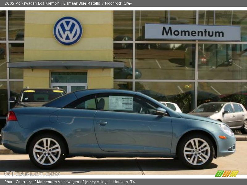 Eismeer Blue Metallic / Moonrock Grey 2009 Volkswagen Eos Komfort