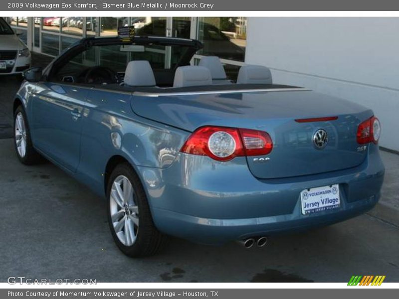 Eismeer Blue Metallic / Moonrock Grey 2009 Volkswagen Eos Komfort