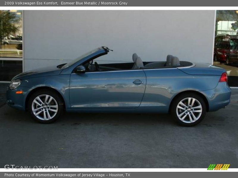 Eismeer Blue Metallic / Moonrock Grey 2009 Volkswagen Eos Komfort