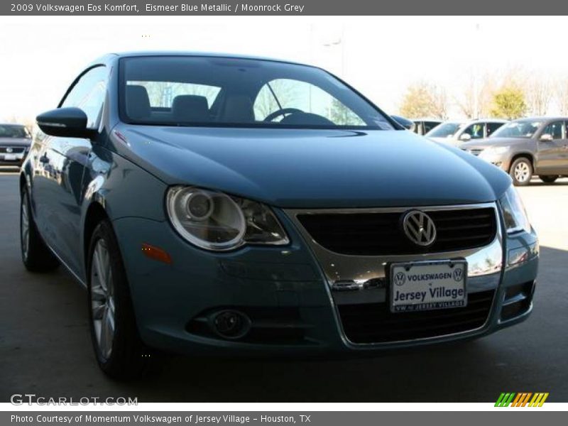 Eismeer Blue Metallic / Moonrock Grey 2009 Volkswagen Eos Komfort