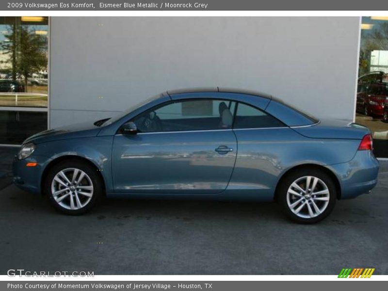 Eismeer Blue Metallic / Moonrock Grey 2009 Volkswagen Eos Komfort