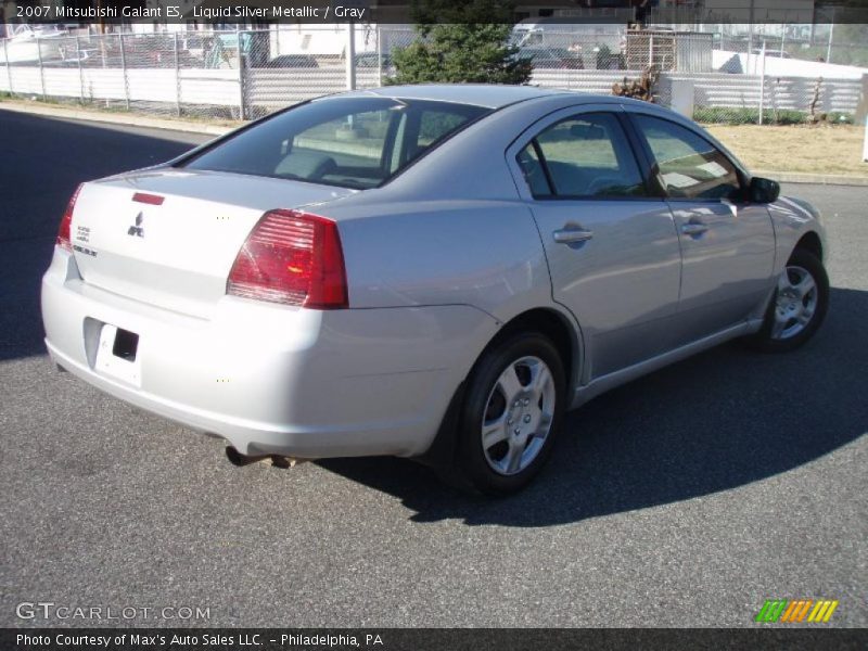 Liquid Silver Metallic / Gray 2007 Mitsubishi Galant ES