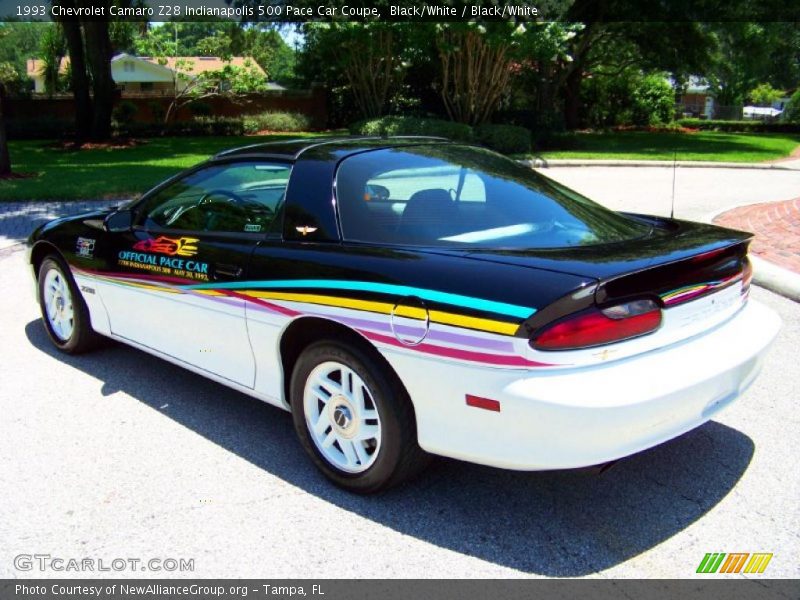 Black/White / Black/White 1993 Chevrolet Camaro Z28 Indianapolis 500 Pace Car Coupe