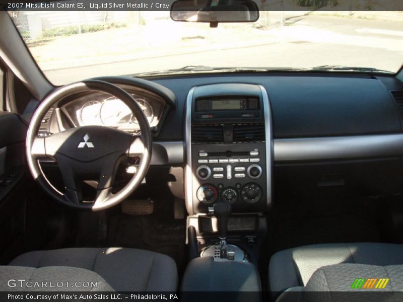 Liquid Silver Metallic / Gray 2007 Mitsubishi Galant ES