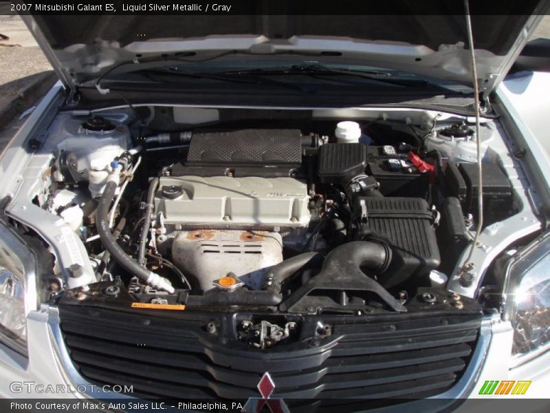 Liquid Silver Metallic / Gray 2007 Mitsubishi Galant ES