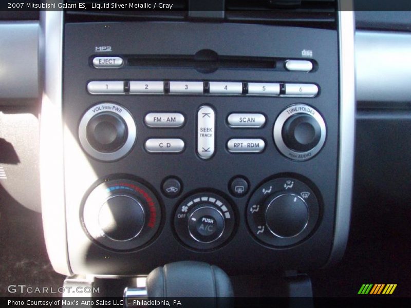 Liquid Silver Metallic / Gray 2007 Mitsubishi Galant ES