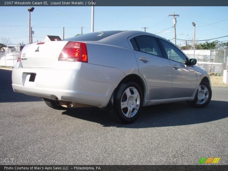 Liquid Silver Metallic / Gray 2007 Mitsubishi Galant ES