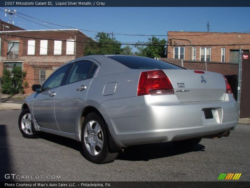 Liquid Silver Metallic / Gray 2007 Mitsubishi Galant ES