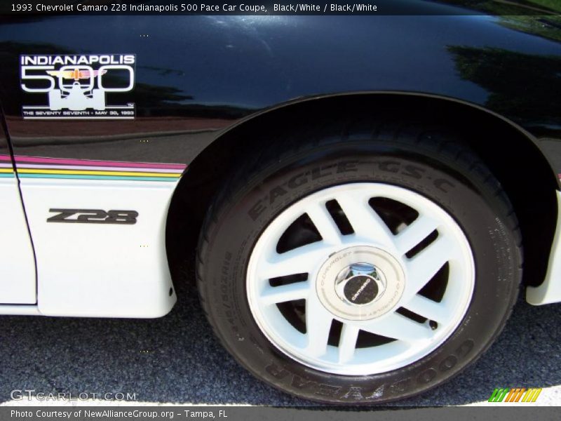 Black/White / Black/White 1993 Chevrolet Camaro Z28 Indianapolis 500 Pace Car Coupe