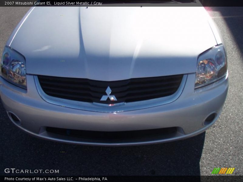 Liquid Silver Metallic / Gray 2007 Mitsubishi Galant ES